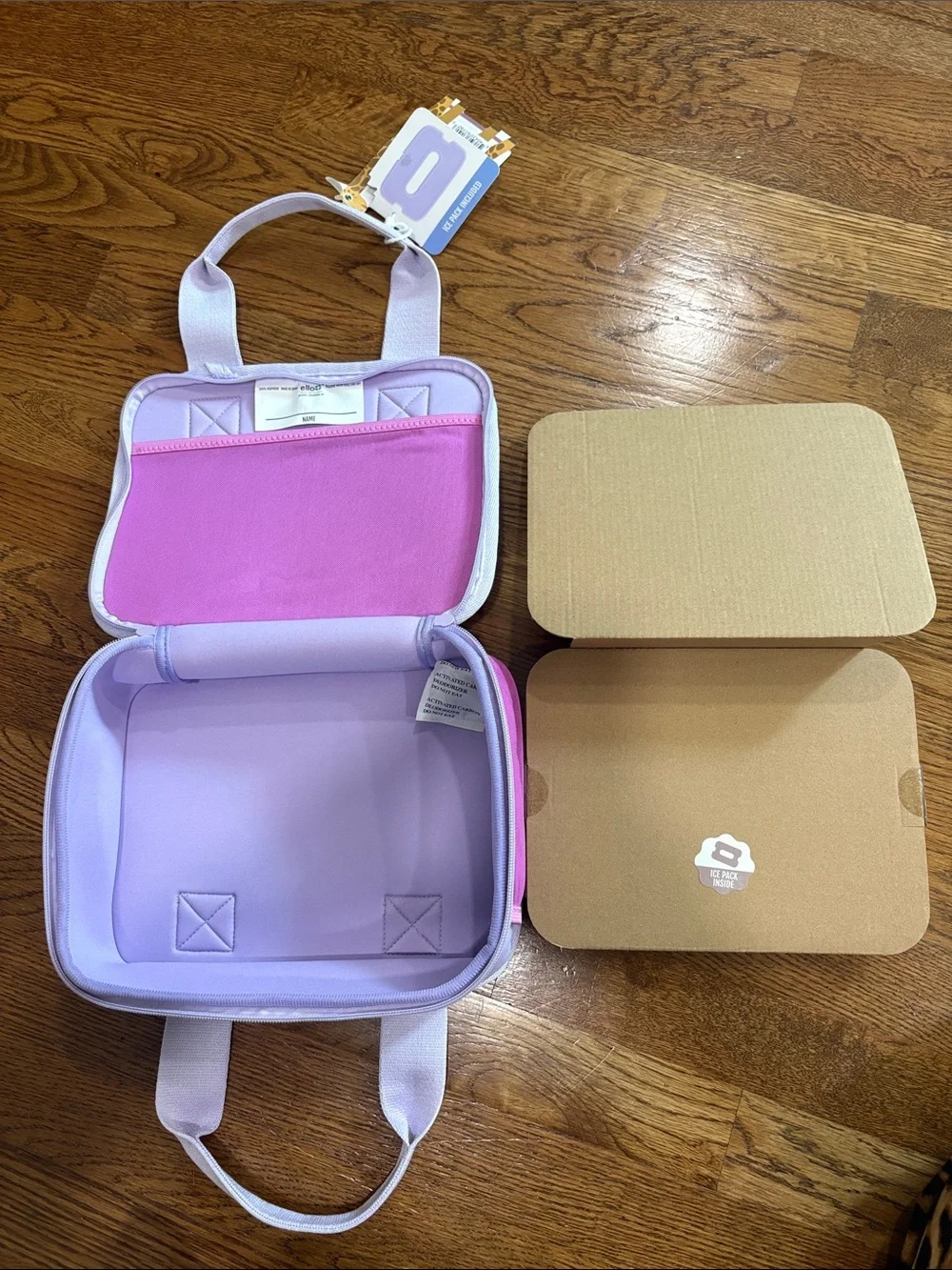 Ello Kids Lavender Butterfly & Floral Tote